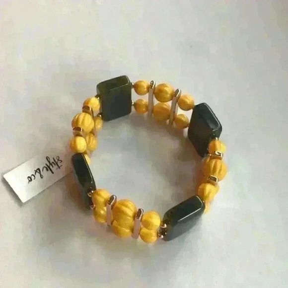 Style & Co new Gold double row beaded bracelet - Picture 4 of 8